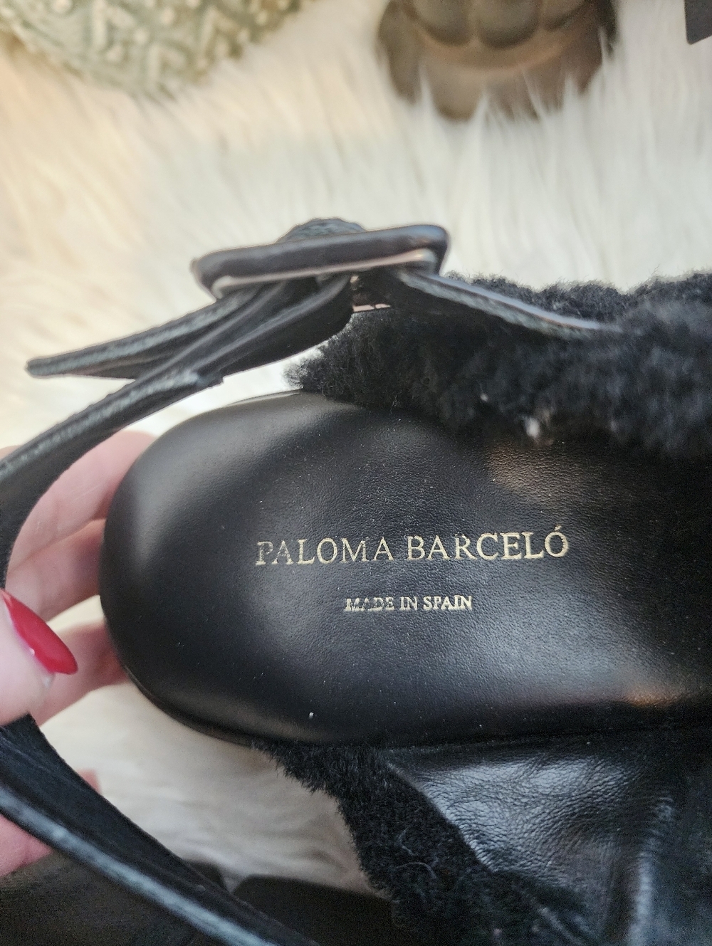 PALOMA BARCELO BY ANTHROPOLOGIE LEATHER  AND SHEEPSKIN SIZE 11 - Picture 11 of 16